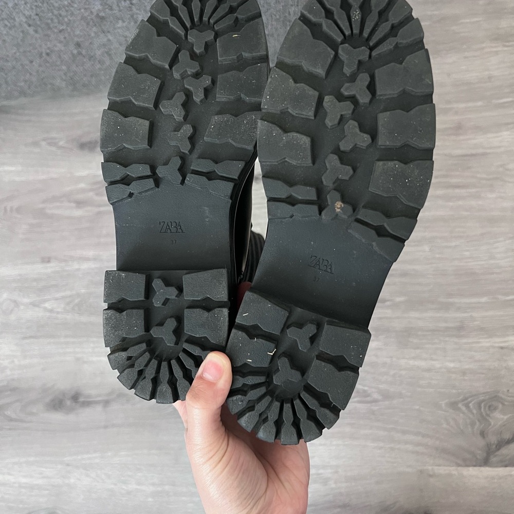 Zara puffer quilted women boots - Picture 2 of 4